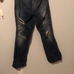 Ripped bell bottoms